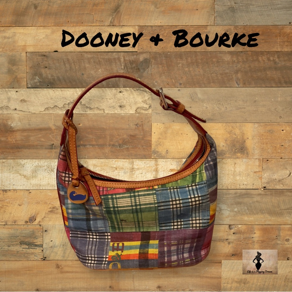 Dooney & Bourke Multicolor Plaid Shoulder Bag #1609